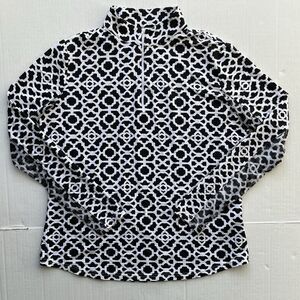 IBKUL Womens 1/4 Zip Mock Neck Athletic Shirt Stretch Pickleball Tennis Golf XL